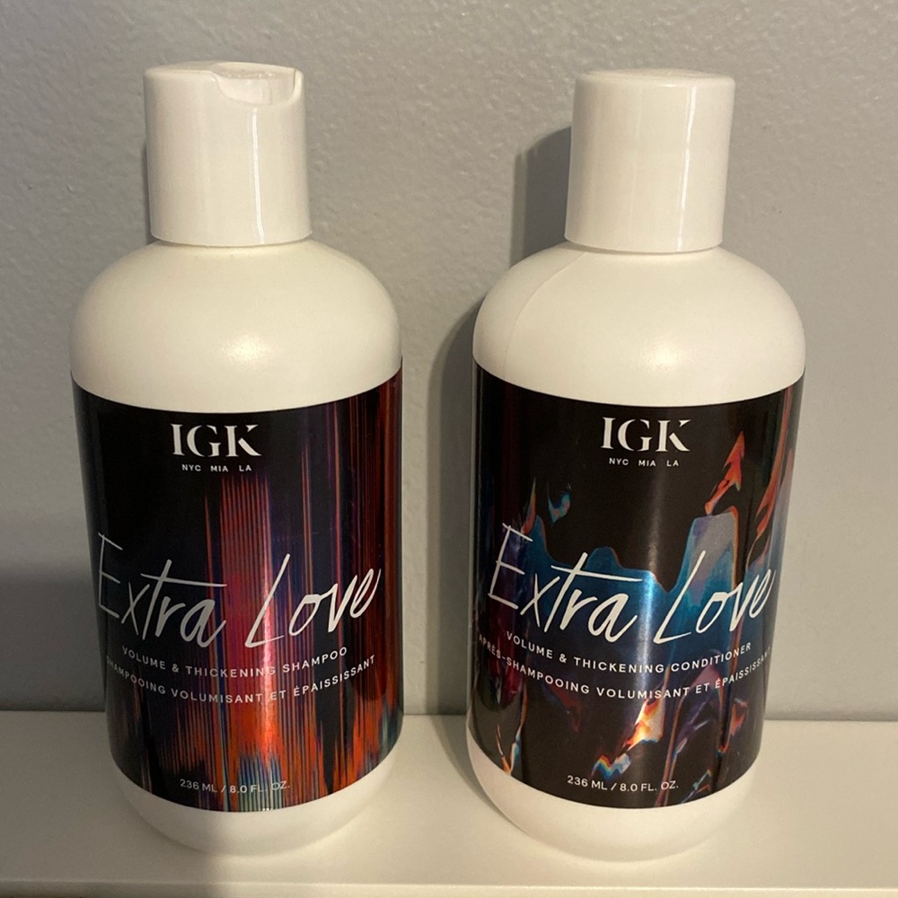 IGK Extra Love Shampoo & Conditioner